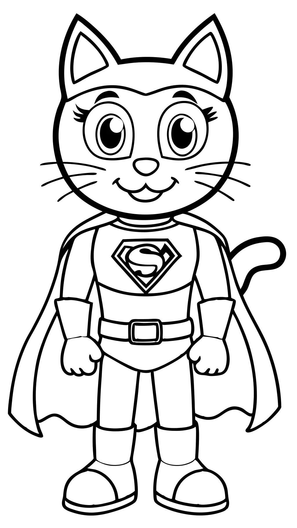 super kitties coloring pages pdf